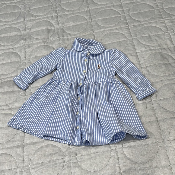 <3 Ralph Lauren 6M Stripped Dress - Picture 2 of 10